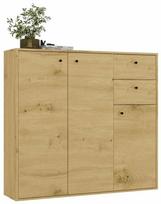 Komoda Fran, artisan oak sp., 110 cm x 120 cm x 30 cm