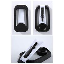 Razor Holder for Electric Shaver Foldable Non Slip Base Stand for Most Electric Shavers gray