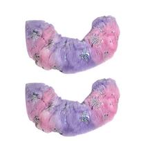 Ledo riedučių apdangalai Minkštas apsauginis flanelinis apsaugas Žiemos sportas Pink purple gray