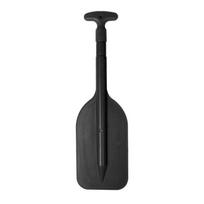 Teleskopinis baidarių irklas Plaukiojimo plaustais irklas Kanojos irklai Plastikiniai Aliuminio lydinio valties irklai 53-108,5 cm black