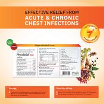 PhytoRelief Plus is Natural & Sugar-Free | Quick Relief From Throat infection| prolonged Cold & Cough | Clinically Tested (1 Strip) orange