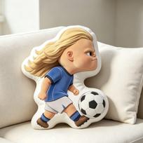 New Haaland World Cup Star Acrylic Cartoon Keychain - Creative Transparent Backpack Pendant 80 cm balta