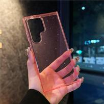 Blizgus skaidrus itin plonas dėklas, skirtas Samsung Galaxy S25 S24 S23 FE S22 Plus A55 A35 5G A25 A15 A05S A54 A14 A34 A53 A23 For S22 brown