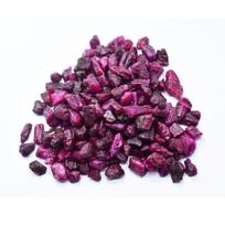 Natural Red Ruby Loose Gemstone 156 ct Uncut Rough Lot for Lapidary and Gem Collections 11 to 14 mm Approx raudona