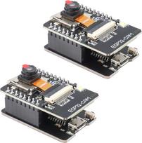 Esp32 cam kūrimo plokštės rinkinys, 2 vnt. esp32-cam wifi bluetooth modulis esp32-cam-mb micro usb į serial port su ov2640 4m atminties kameros moduliu, dviejų režimų, suderinamas su arduino