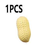 #Peanut Stress Ball Crunchy Squeeze Bal Squishy Toy Simulated Peanut Squeeze Stress Relief Buttery-Soft Feel ASMR Sensory Adults beige