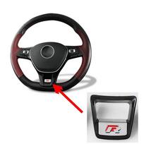 Car Steering Wheel Logo Emblem Sticker Decals for Volkswagen VW Jetta Touran POLO Golf MK4 MK5 MK7 Tiguan Passat TSI TDI black