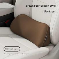 Car Seat Pillow Memory Foam Lumbar Support Breathable Back Protector Suitable for Office Chairs and Car Interior Accessories pilka