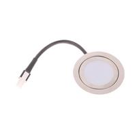 Buitinė gartraukio LED apšvietimas baltos šviesos apvalus 12V LED apšvietimas PC matinis šviesos skydelis balta