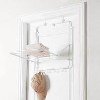 Comet Home Foldable Over-the-Door Laundry Drying Rack White White / Foldable Over-the-Door Type white