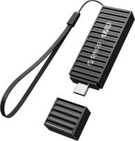USB laikmena Orico usb atmintinė type-c 256gb, ufsd flash atmintinė 405mb/s, atminties kortelė su raktų pakabuku, išorinė duomenų saugojimo flash atmintinė, suderinama su android mobiliaisiais telefonais, pc, kompiuteriu/nešiojamuoju kompiuteriu