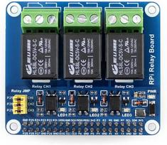 Waveshare Raspberry Pi galios relės plokštė Raspberry Pi išplėtimo plokštės modulis, skirtas Raspberry Pi A+/b+/2b/3b