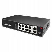 Switch 8 x Poe prievadai + 2 Up-link prievadai