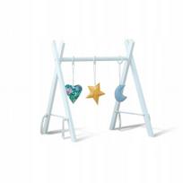 Edukacinis stovas Baby Gym / lankas - priedas žaidimams, spalva balta