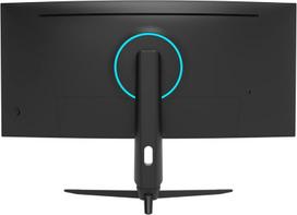 Monitorius Odys gaming monitor xp34 pro-x - 34 colių (86 cm), išlenktas (1500r), 180 hz, uwqhd (3,440 x 1,440 px), 1 ms reakcijos laikas (mprt), hdr, freesync/g-sync comp., eye care, hdmi, dp, 3.5 mm audio