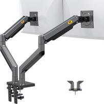 Monitoriaus laikiklis Nb north bayou dvigubas monitoriaus laikiklis 22-32 colių ekranams, monitoriaus laikiklio apkrova max 15 kg vesa 75 x 75 / 100 x 100 mm g35