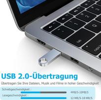USB laikmena Usb atmintinė 16gb, 10 vnt. pakuotė, ablaze mini atmintinės, atsparios vandeniui, 16gb usb atmintinės, metalinės, 10 vnt. pakuotė, skirta nešiojamam kompiuteriui, kompiuteriui, televizoriui, automobiliui