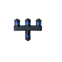 Prijungimo jungtis Plug & Shine 1 į 3, Ip68, juoda