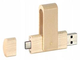 USB laikmena Mediniai Usb atmintukai Otg C tipas, 32gb, 10 vnt.