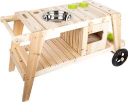 Medinė lauko virtuvėlė vaikams Small Foot Mud Kitchen, ruda