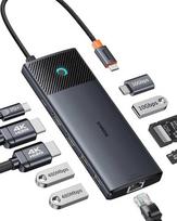 Baseus 10-in-1 USB-C Docking Station, 100W Power Delivery