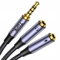 Nakamichi mini jack aux ausinių mikrofono skirstytuvas topk