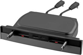 Eypins Tesla Usb šakotuvas, 4-in-1 daugiafunkcis automobilinis Usb įkroviklis, skirtas Tesla Model 3/y (2023–2021 m.), paslėptas Usb šakotuvas centriniame pulte su ištraukiamu įkrovimo laidu, greito įkrovimo priedas Tesla centriniam pultui