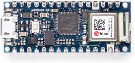 Arduino Nano 33 Iot su jungtimis [abx00032] - kompaktiška plokštė su integruotu Wi-fi ir Bluetooth, idealiai tinkanti Iot projektams, automatizavimui ir prijungtoms programoms su Arm Cortex-m0+ mikrovaldikliu