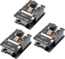 Apklvsr esp32 cam kūrimo plokštė, esp32 usb c wifi/bluetooth esp32 dc 5v dviejų branduolių kūrimo plokštė su ov2640 kamera tf kortelės moduliu, skirta arduino (3 vienetai)