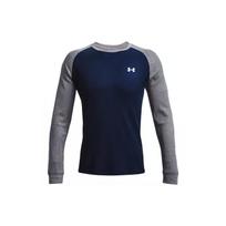 Under Armour spalvotas megztas sportinis kostiumas vyrams Aktyvūs drabužiai Tamsiai mėlynas Pilkas 1302355-408 M black