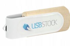 USB laikmena Reklaminis usb atmintukas su logotipu pd-6 wood doming 16gb usb3.0 su spauda, 10 vnt.