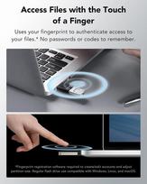 USB laikmena Lexar Jumpdrive Fingerprint F35 Pro 256gb Usb 3.0 atminties kortelė, iki 400mb/s Skaitymo/350mb/s rašymo greitis, Usb atmintinė, leidžiama 10 pirštų atspaudų Id, atminties kortelė, Pc/nešiojamas kompiuteris (ljdf35p256g-rnbng)