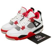 Air Jordan 4 Retro Fire Red Jordan 4 Fire Red AJ4 Fire Red - 408452-160 EU 35.5 balta
