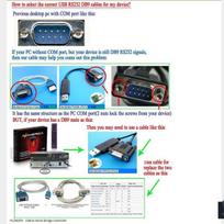 Uc232 ftdi usb rs232 nuosekliojo adapterio kabelis su db9 male full pinout, suderinamas su uc232 us232 kabeliu (usb a male ft232rl 150cm)