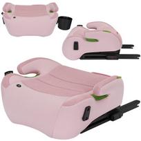 Automobilinė kėdutėLionelo Luuk Fix i-Size Pink Baby, 22-36 kg, 125-150 cm, su puodelio laikikliu