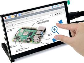 Monitorius Freenove 7 colių hdmi jutiklinis ekranas, skirtas raspberry pi 5 4 jetson nano pc (be korpuso), 1024 x 600 pikselių ips ekranas, 5 taškų talpinis jutiklinis ekranas