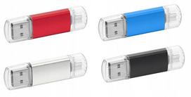 USB laikmena Reklaminis Usb atmintukas Pd-19 Otg-c 16gb graviruotas Usb 2.0 10 vnt + dovanėlė!