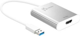 J5create usb 3.0 į 4k hdmi ekrano adapteris - usb 3.0 type-a male | hdmi female | 4k uhd | rezoliucija iki 3840 x 2160 @ 30 hz | aliuminio korpusas (jua354)