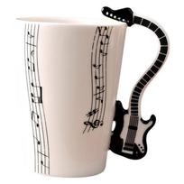 Musicians Coffee Cups 10 Creative Design Guitar Cups Electric Guitar Ovens Creative Home Portable Home Cups gray