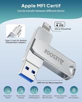 USB laikmena Lesoge 128gb usb atmintinė telefonui 3.0 nuotraukų laikmena