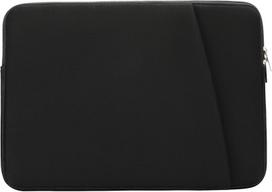 Jooeer nešiojamojo kompiuterio dėklas, skirtas 15-16 colių Macbook Air Pro M3/m2/m1 15 colių Surface Laptop 6/5/4/3, plonas apsauginis dėklas su kišene (juodas)