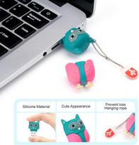USB laikmena Borlter Clamp 32gb Usb atmintinė miela Usb atmintinė animacinis pelėdos formos Usb atmintukas naujoviška Usb atmintinė Pendrive