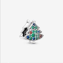Pandora Christmas Tree Charm žalia