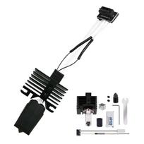 „hotend“, skirtas „bambu Lab P1p P1s“ aukštos temperatūros ekstruderiui, skirtas „bambu Lab P1p P1s“ 3d spausdintuvui su silikonine kojine ir 0,4 mm grūdinto plieno antgaliu