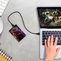 Išorinis kietasis diskas Suhsai išorinis kietasis diskas 1tb nešiojamas kietasis diskas žaidimų išorinis kietasis diskas atsarginė kopija usb 3.0 duomenų saugojimo diskas cat printed kietasis diskas suderinamas su mac desktop pc ps4 ps5