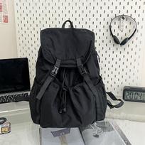 Schoolbag new Korean niche lightweight nylon backpack girls casual fashion drawstring travel large capacity backpack juoda