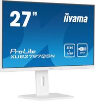 Monitorius Iiyama Prolite Xub2797qsn-w2 27 colių Led Ips Qhd 100hz garsiakalbiai, reguliuojamo aukščio dokas Usb-c