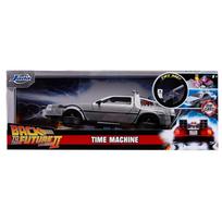 Back to the Future Part II JADA TOYS Metals Scale Diecast Car Time Machine DeLorean with Lights BACK TO THE FUTURE PART II JADA TOYS 2019 DIE CAST CAR gray