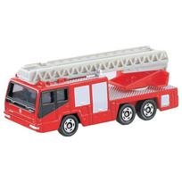 Takara Tomy 108 Hino Ladder Fire Truck Miniature Car Toy for Ages 3 and Up Boxed Toy Safety Standards Meet ST Mark Certified TOMICA TAKARA TOMY gray