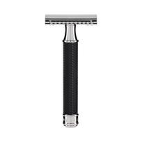 Rosegold Mühle Traditional R89 Double Edge Safety Razor Closed Comb Perfect for Daily Use Barber Quality Closed Smooth Shaving Luxury Razor for Men gray